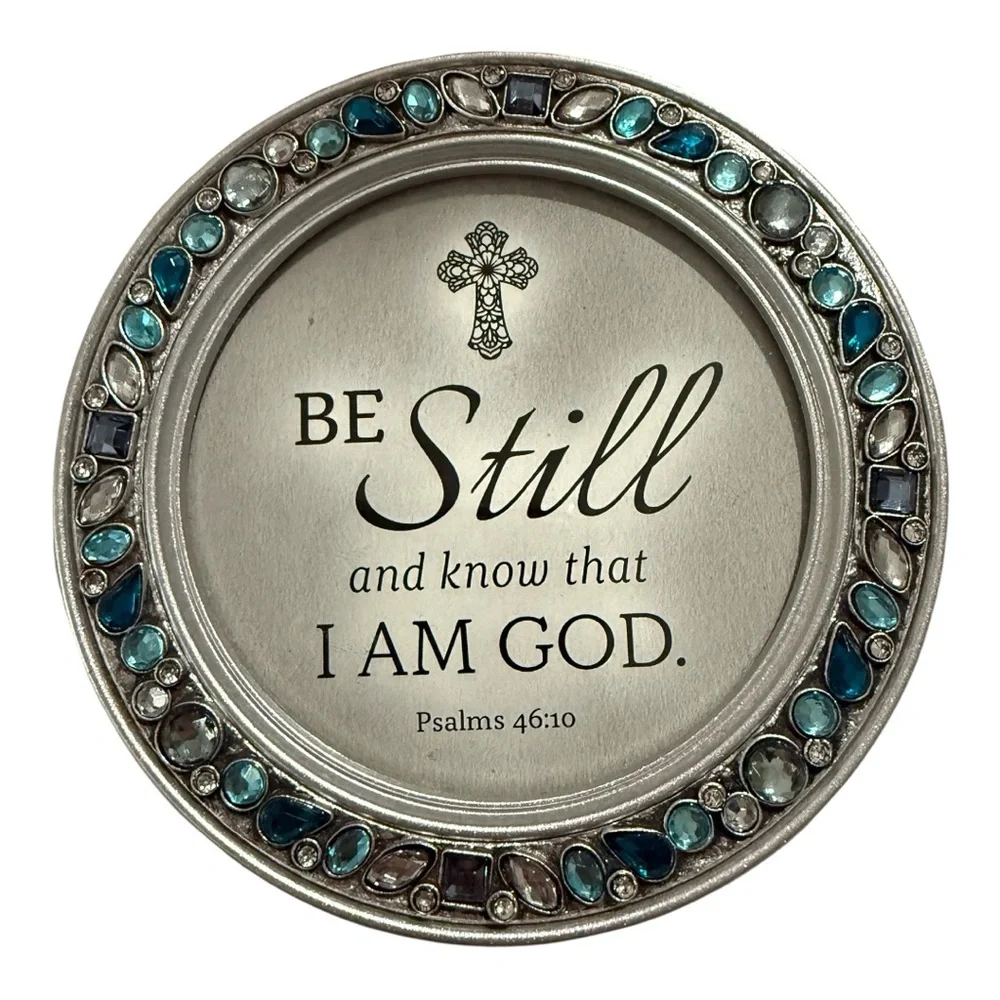 Decorative Trinket & Jewelry Dish – Inspirational Psalms 46:10 Verse